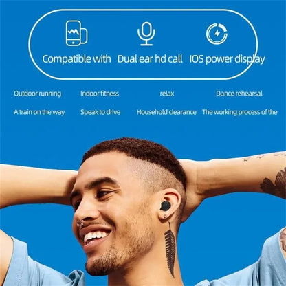 A6S Wireless Earphones | Bluetooth TWS Headset with LED Display