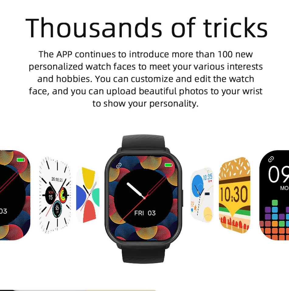 Smartwatch Compatible with Xiaomi, Huawei & Samsung | 2025 Edition