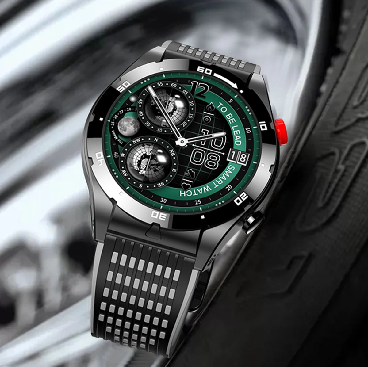 2025 GEJIAN AMOLED Smartwatch | NFC, GPS & Health Tracking