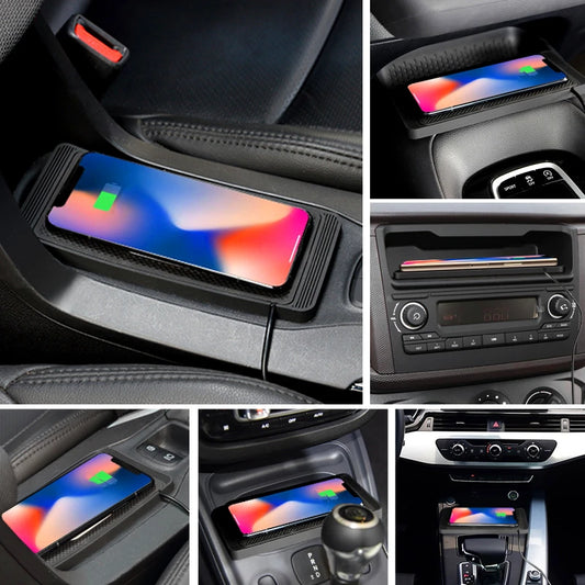 15W Qi Wireless Car Charging Pad – Secure, Non-Slip & Fast