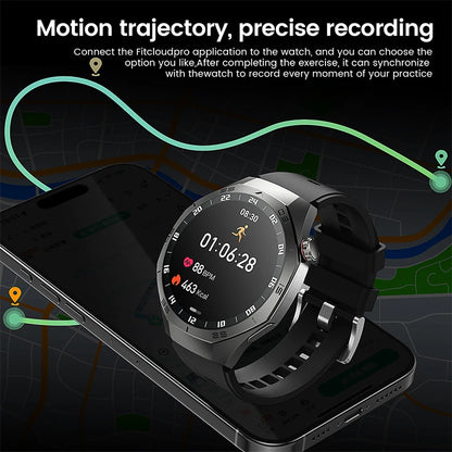 Waterproof Smartwatch 2025 | GPS, AMOLED Display & Health Monitor