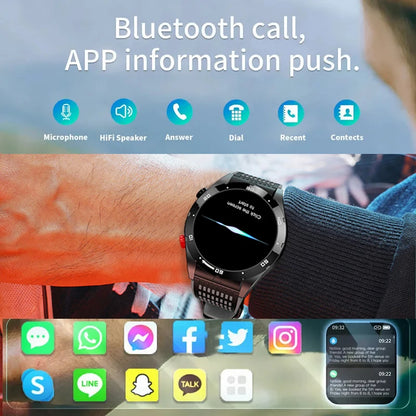 2025 GEJIAN AMOLED Smartwatch | NFC, GPS & Health Tracking