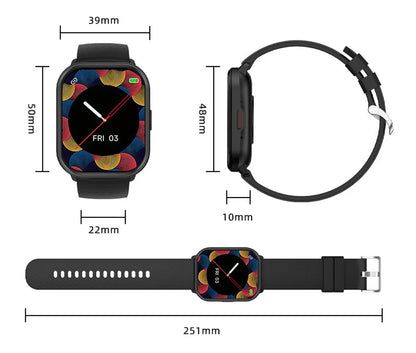 Smartwatch Compatible with Xiaomi, Huawei & Samsung | 2025 Edition