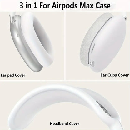 Soft Silicone Protector for AirPods Max | Shockproof Earphone Case