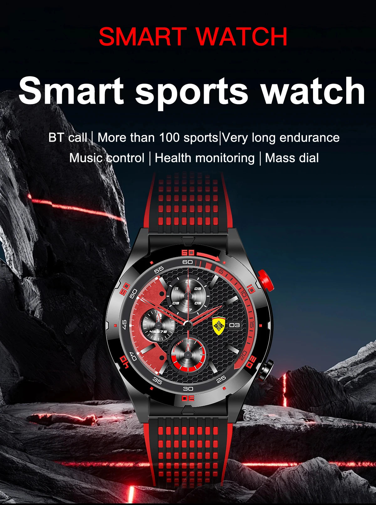 2025 GEJIAN AMOLED Smartwatch | NFC, GPS & Health Tracking
