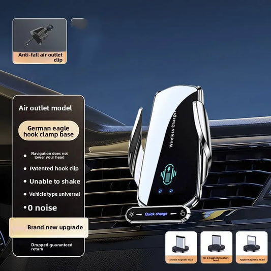 Smart Wireless Car Charger – Automatic Clamping Holder