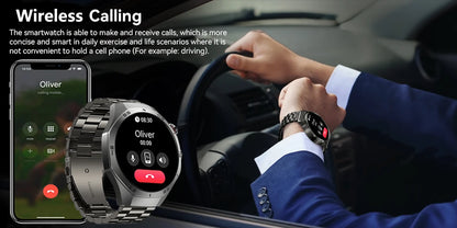 Waterproof Smartwatch 2025 | GPS, AMOLED Display & Health Monitor