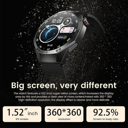 Waterproof Smartwatch 2025 | GPS, AMOLED Display & Health Monitor