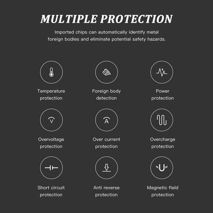 15W Smart Wireless Charger – Auto-Sensing Fast Charge for Android & Huawei