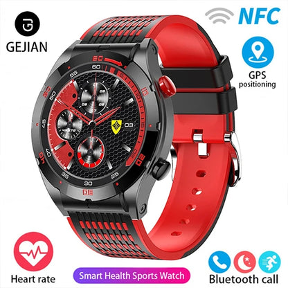 2025 GEJIAN AMOLED Smartwatch | NFC, GPS & Health Tracking
