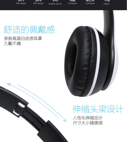 P47 Foldable Bluetooth Headset | Wireless Stereo for iPhone & Android