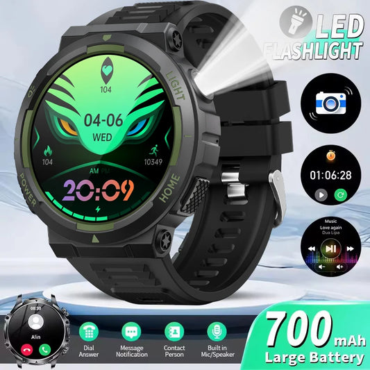Swimming Smartwatch | 30M Waterproof, Flashlight & Fitness Tracker