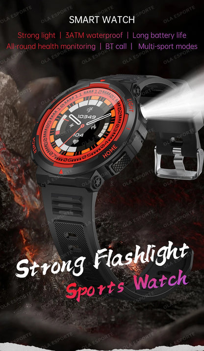 Swimming Smartwatch | 30M Waterproof, Flashlight & Fitness Tracker
