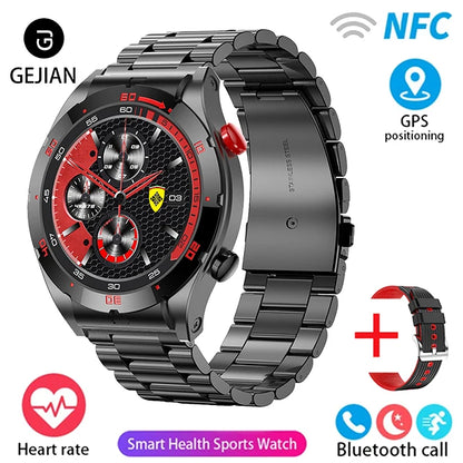 2025 GEJIAN AMOLED Smartwatch | NFC, GPS & Health Tracking