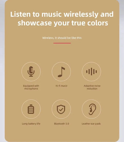 P47 Bluetooth Headset | Wireless, Noise Canceling for iPhone & Samsung