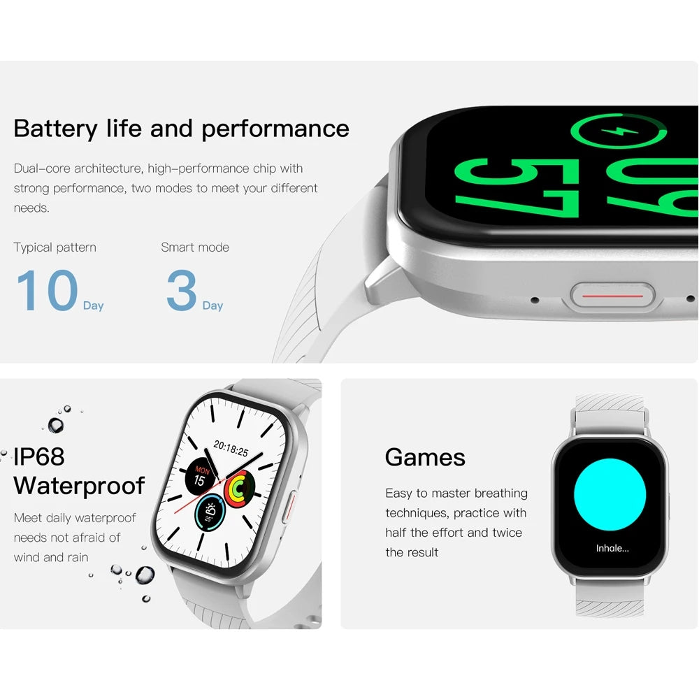 Smartwatch Compatible with Xiaomi, Huawei & Samsung | 2025 Edition