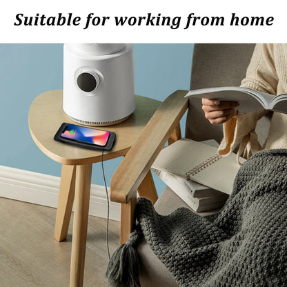 15W Smart Wireless Charger – Auto-Sensing Fast Charge for Android & Huawei
